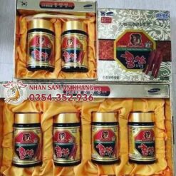 Cao Hồng Sâm Kanghwa Gold Hộp 4 Hũ x 250G 10 Cao kanghwa hop giay 2 hu 4