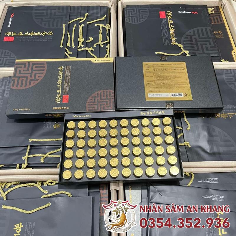 An Cung Bổ Não Trầm Hương Kwangdong Hộp 60 Viên 16 an cung bo nao giay 10 vien 10