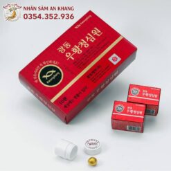 An Cung Ngưu Hoàng Hoàn Tổ Kén Kwangdong Hộp 10 Viên 2 an cung kwangdong 10 vien chuan 2