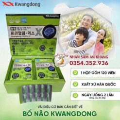 Viên Uống Bổ Não Tăng Cường Trí Nhớ Kwangdong 120 Viên 3 an cung kwangdong dang vi 5