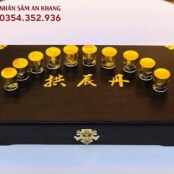 An Cung Ngưu Hoàng Hoàn Goryeo Hộp Gỗ 50 Viên 2 an cung nguu hoang hoan 50 vien 3