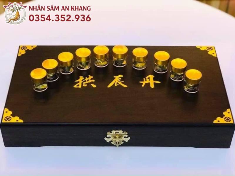 An Cung Ngưu Hoàng Hoàn Goryeo Hộp Gỗ 50 Viên 11 an cung nguu hoang hoan 50 vien 3