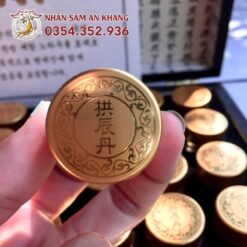 An Cung Ngưu Hoàng Hoàn Goryeo Hộp Gỗ 50 Viên 5 an cung nguu hoang hoan 50 vien 5