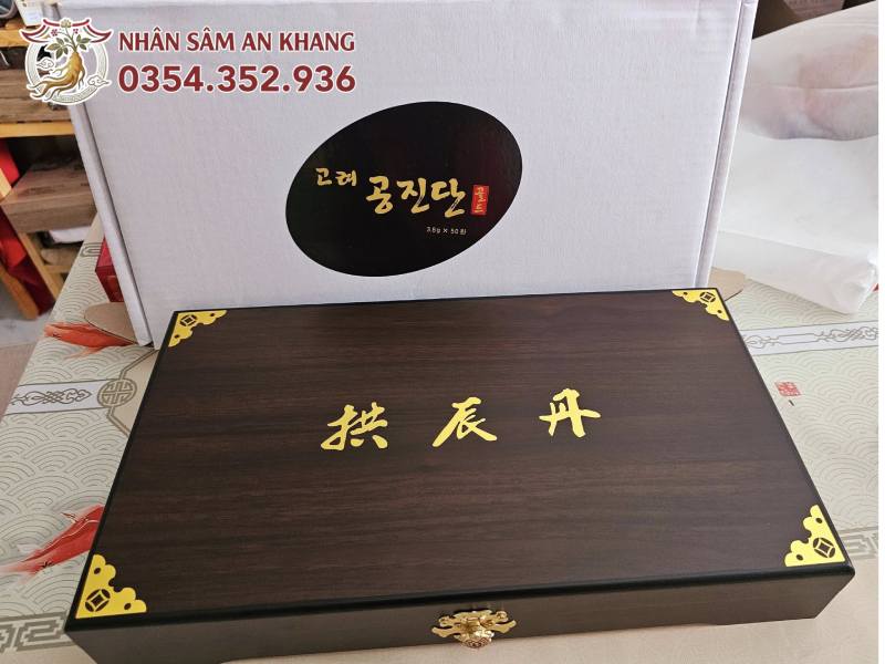 An Cung Ngưu Hoàng Hoàn Goryeo Hộp Gỗ 50 Viên 14 an cung nguu hoang hoan 50 vien 8