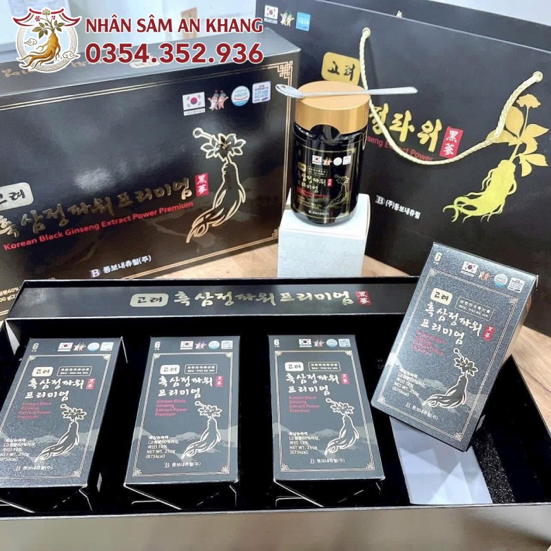 Cao Hắc Sâm Dongbo Nội Địa Hộp 4 Lọ x 250g 15 cao hac sam dongbo noi dia 5