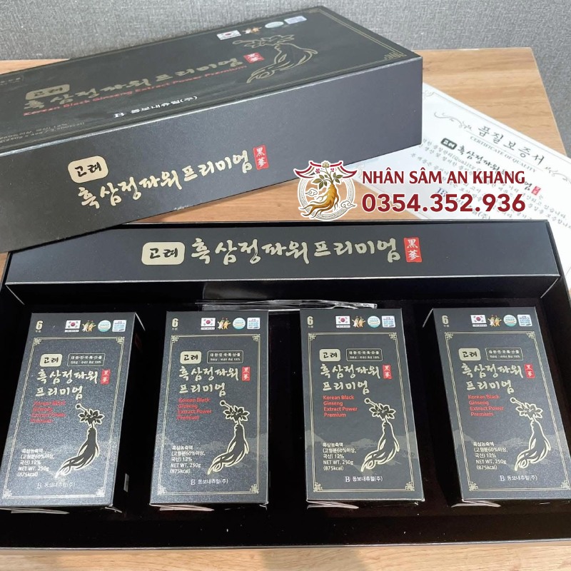 Cao Hắc Sâm Dongbo Nội Địa Hộp 4 Lọ x 250g 19 cao hac sam dongbo noi dia 6