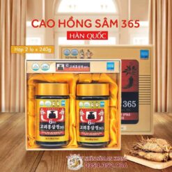 Cao Hồng Sâm Hàn Quốc 365 Hộp 2 Lọ x 240g