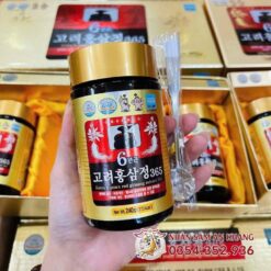 Cao Hồng Sâm Hàn Quốc 365 Hộp 4 Lọ x 240g 6 cao hong sam 365 4 hu 7