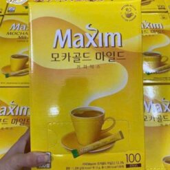 Cà Phê Hòa Tan Maxim Mocha Gold Mild Hộp 100 Gói 7 caphe maxim 3