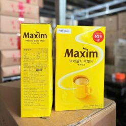 Cà Phê Hòa Tan Maxim Mocha Gold Mild Hộp 100 Gói 4 caphe maxim 4