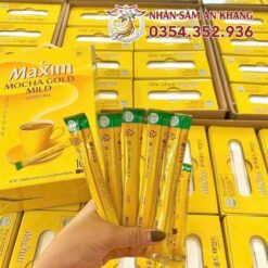 Cà Phê Hòa Tan Maxim Mocha Gold Mild Hộp 100 Gói 5 caphe maxim 5