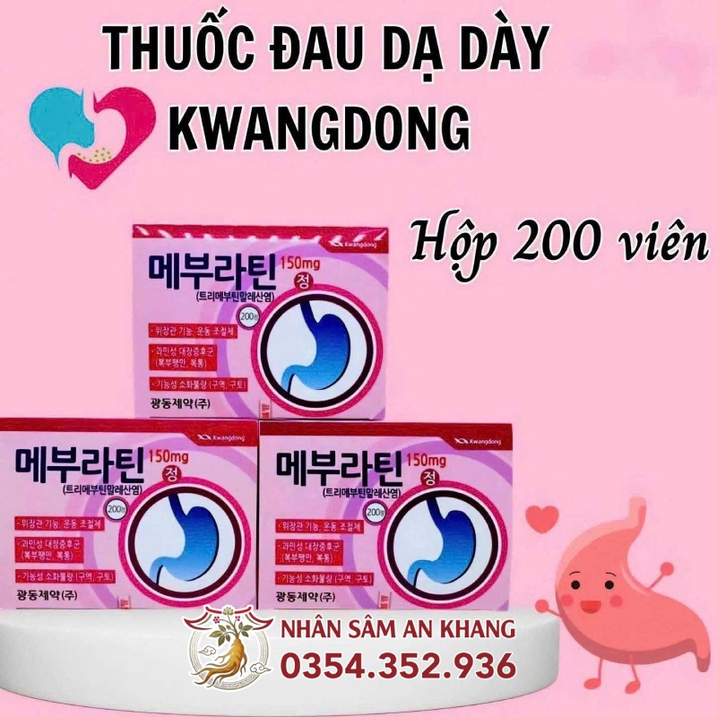 Thuốc Dạ Dày Kwangdong Hộp 200 Viên 8 da day kwangdong 3