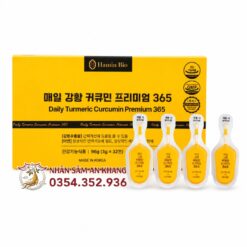 Tinh Nghệ Nano Curcumin Premium 365 Hamin Bio Hộp 32 Tép