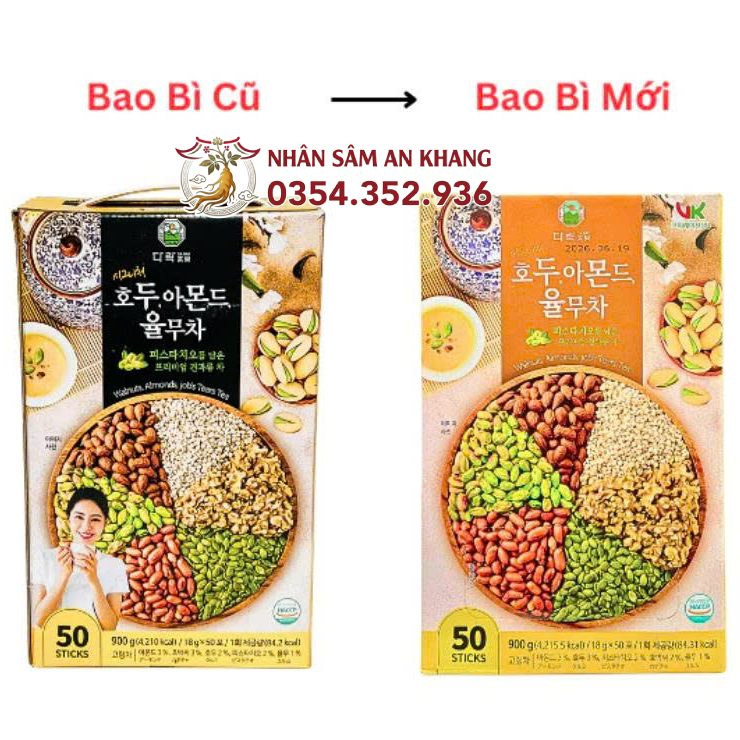 Bột Ngũ Cốc Dinh Dưỡng Mix Hạt Dẻ Damtuh Hộp 50 Gói 9 ngu coc mix hat de damtuh 6