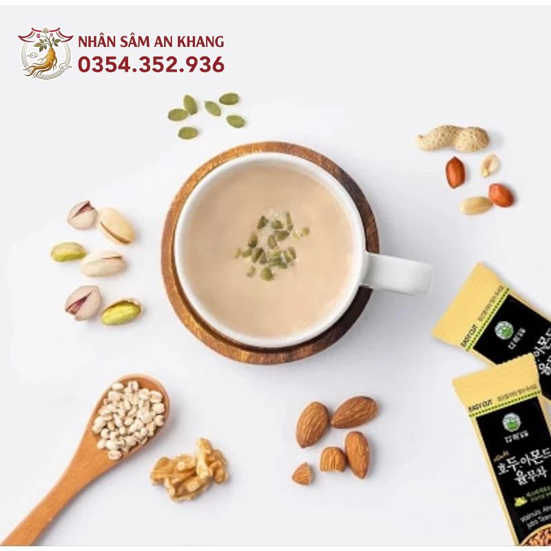 Bột Ngũ Cốc Dinh Dưỡng Mix Hạt Dẻ Damtuh Hộp 50 Gói 12 ngu coc mix hat de damtuh