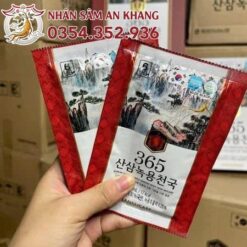 Nước Hồng Sâm Nhung Hươu Hansusam 365 50ml x 30 Gói 5 365 hansusam 2