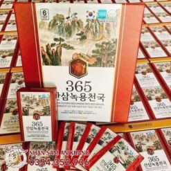 Nước Hồng Sâm Nhung Hươu Hansusam 365 50ml x 30 Gói 4 365 hansusam