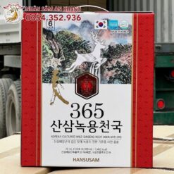 Nước Hồng Sâm Nhung Hươu Hansusam 365 70ml x 60 Gói