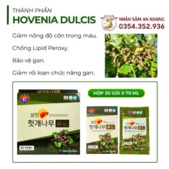 Nước Uống Giải Độc Gan Samjin Hàn Quốc 30 Gói x 70ml 3 bo gan samjin