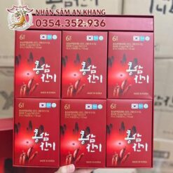 Nước Hồng Sâm Núi Chinki Hộp 30 Gói x 50ML 3 chinki 9