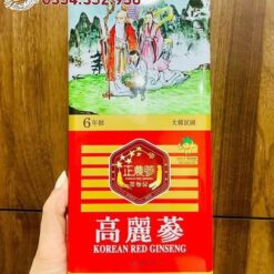 Hồng Sâm Củ Khô Hộp Thiếc Hàn Quốc Insam 300g 2 cu kho 300g 7