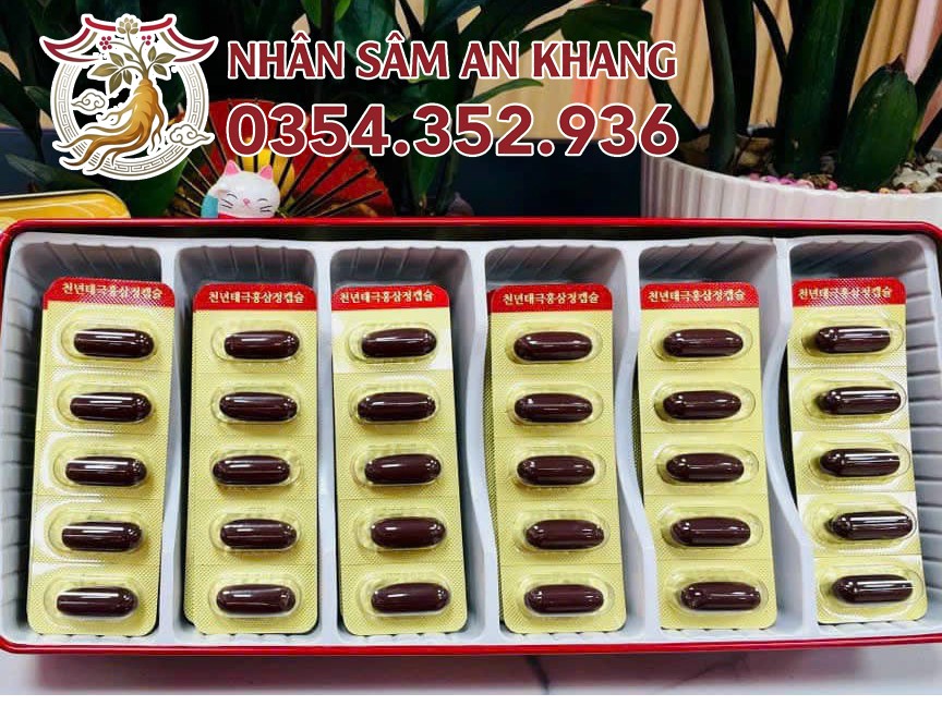 Viên Đạm Hồng Sâm Linh Chi Nhung Hươu Đông Trùng KGF 120 Viên 13 dam hong sam linh chi nhung huou 5
