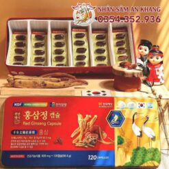 Viên Đạm Hồng Sâm Linh Chi Nhung Hươu Đông Trùng KGF 120 Viên 4 dam hong sam linh chi nhung huou 9