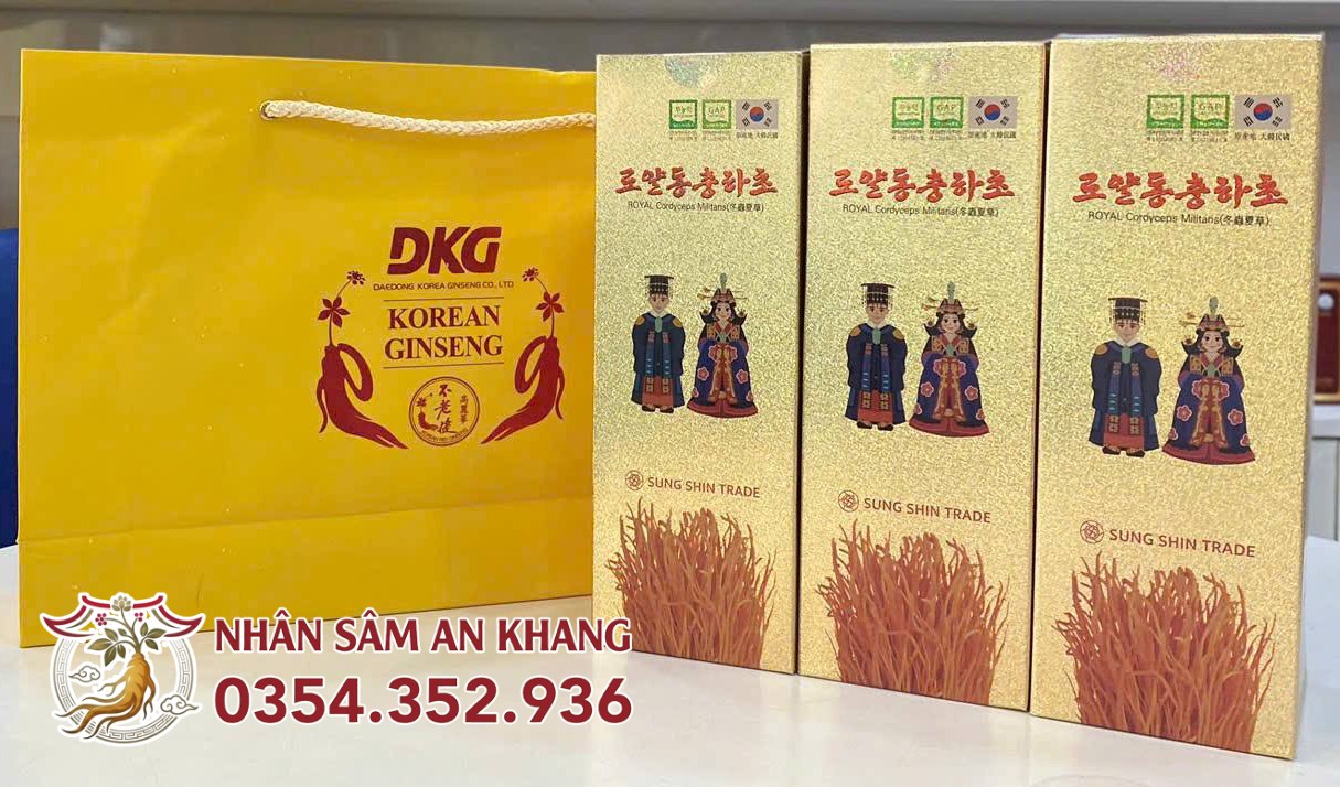 Đông Trùng Hạ Thảo Sấy Khô Daedong Hũ 100G 15 dong trung kho 100g daedong 4