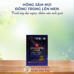 Nước Sâm Núi Đông Trùng Hạ Thảo Lên Men 50ml x 30 Gói 3 hong sam nui dong trung len men 5