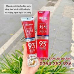 Kem Đánh Răng Median Dental IQ 93% Hàn Quốc 2 kem danh ranh 93 3