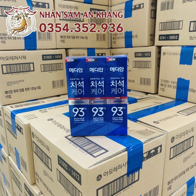 Kem Đánh Răng Median Dental IQ 93% Hàn Quốc 13 kem danh ranh 93 7