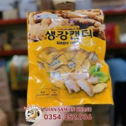 Kẹo Gừng Hàn Quốc Ginger Candy 210g 1 keo gung han quoc ginger 2