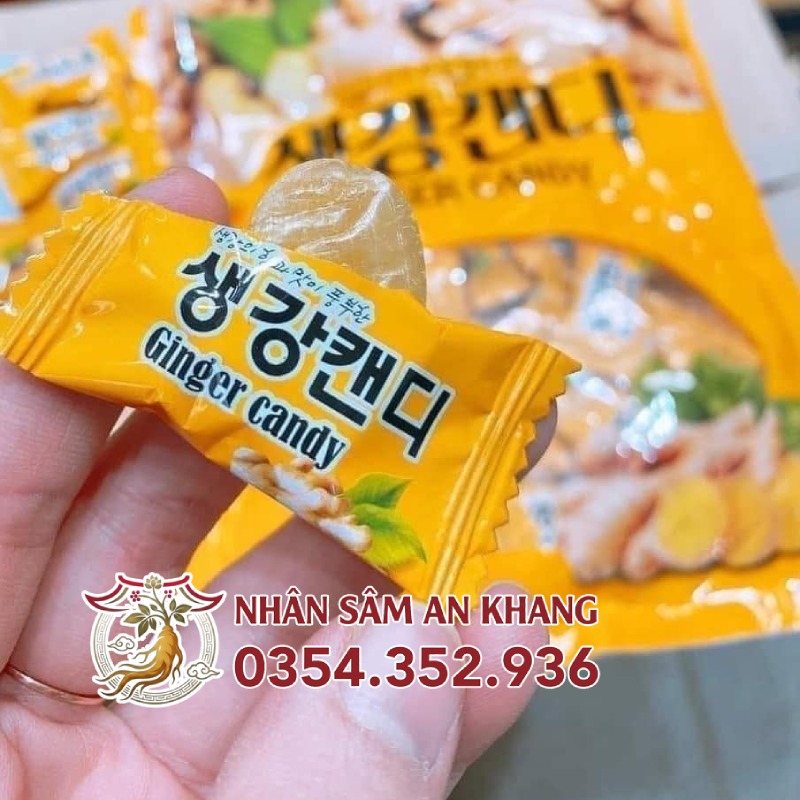 Kẹo Gừng Hàn Quốc Ginger Candy 210g 11 keo gung han quoc ginger 4