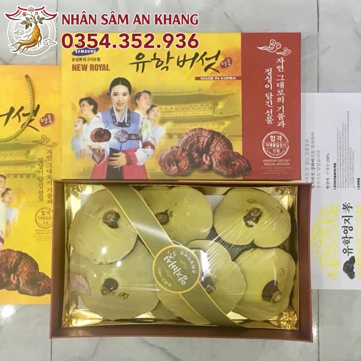 Nấm Linh Chi Cô Gái Hàn Quốc SamSung 1kg 18 nam 3 co gai vang nhat 3