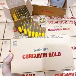 Tinh Nghệ Nano Curcumin Gold Golden Gift Hộp 100 Tép 3 nghe nano cucumin 100 tep 7