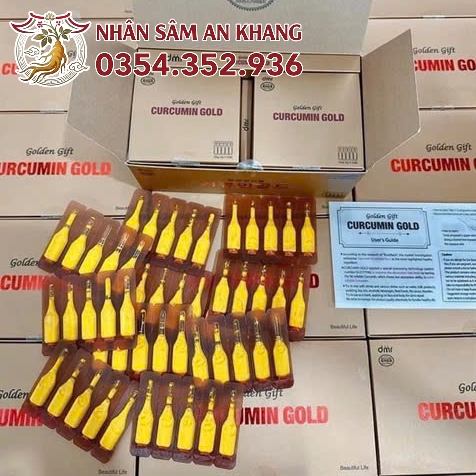 Tinh Nghệ Nano Curcumin Gold Golden Gift Hộp 100 Tép 10 nghe nano cucumin 100 tep 9