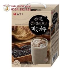 Bột Ngũ Cốc Mè Đen Đậu Đen Gạo Lứt Hộp 40 Gói