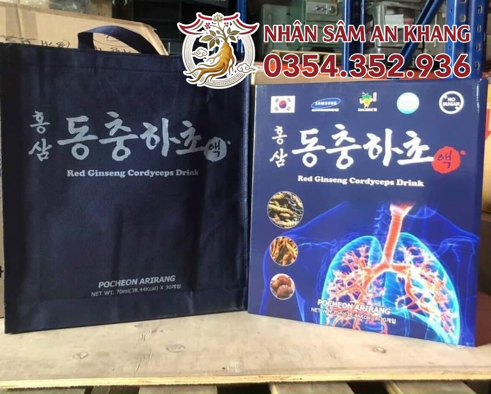 Nước Hồng Sâm Đông Trùng Hạ Thảo Bổ Phổi Pocheon 15 nuoc bo phoi 3