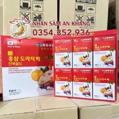 nuoc ep hong sam le