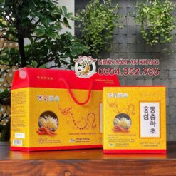 Nước Hồng Sâm Đông Trùng Hạ Thảo Daesan 70ml x 10 Gói 2 nuoc hac sam dong trung ha thao daesan 5