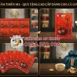 Nước Hắc Sâm Thiên Ma Premium Hộp 70ml x 30 Gói 7 nuoc hac sam thien ma 3