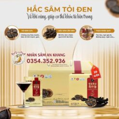 nuoc hac sam toi den