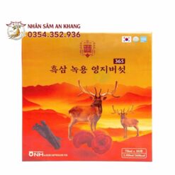 Nước Hắc Sâm Nhung Hươu Linh Chi 365 Nonghyup 70ml x 30 Gói