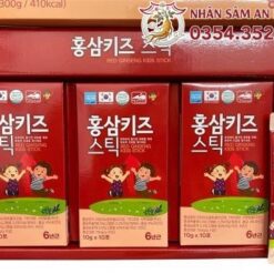 Nước Hồng Sâm Trẻ Em Kids Stick Hộp 30 Gói x 10g 1 nuoc hong sam baby dream