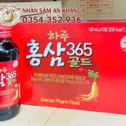 Nước Hồng Sâm 365 Gold Daesan Hộp 10 Chai x 100ml 6 nuoc hong sam daesan gold 3