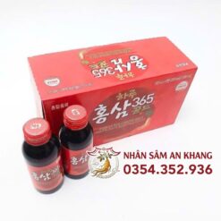 Nước Hồng Sâm 365 Gold Daesan Hộp 10 Chai x 100ml 3 nuoc hong sam daesan gold 4