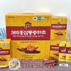 Nước Hồng Sâm Đông Trùng Hạ Thảo 365 Hansusam 50ml x 60 Gói 11 nuoc hong sam dong trung ha thao 365 hansusam 11