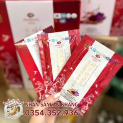 Nước Hồng Sâm Đông Trùng Saffron Hộp 60 Gói x 70ml 4 nuoc hong sam dong trung saffron 7