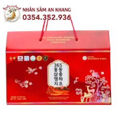 Nước Hồng Sâm Linh Chi Đông Trùng Hạ Thảo 365 70ml x 20 Gói