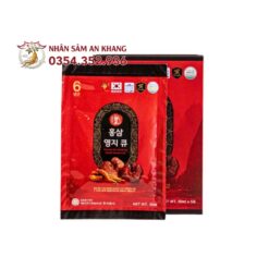 Nước Hồng Sâm Linh Chi Hàn Quốc 50ml x 30 Gói 4 nuoc hong sam linh chi han quoc 6